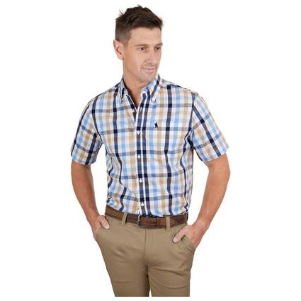 Thomas Cook - Men’s Duke Check 1-Pocket Short Sleeve Shirt