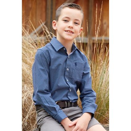 Thomas Cook - Boy’s Cade Print 1-Pocket Long Sleeve Shirt