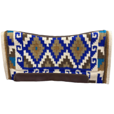 Premium Woven Coloured Wool Pad – Blues & Browns