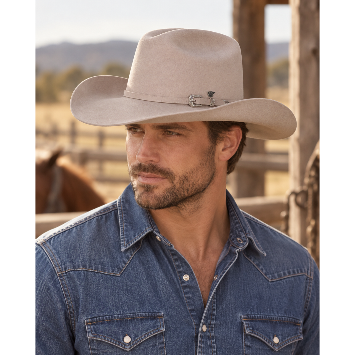 Pure Western Storm Hat - Putty