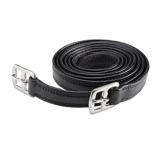 Dura-Tac Synthetic Stirrup Leathers - Childs - Black