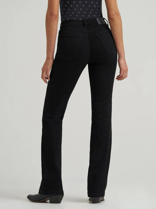 Wrangler 34" Leg - BESPOKE High Rise Bootcut Jean – Leighton Black