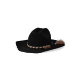 The Pickup Rider – Fur Felt Hat - BITUMEN
