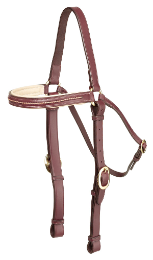 Plaited Brow Barcoo Bridle – Havana Cob