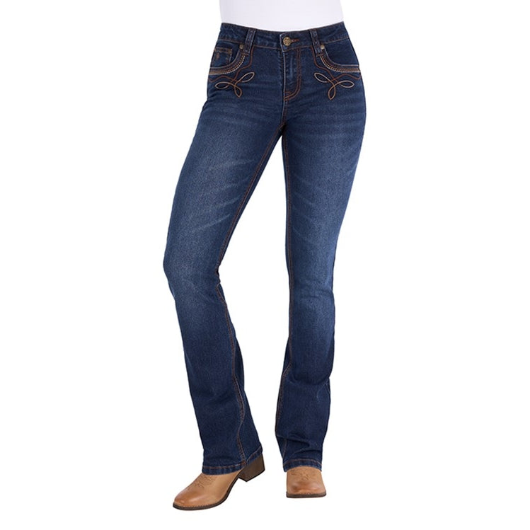 Pure Western Women’s Eden Boot Cut Jean – 34” Leg
