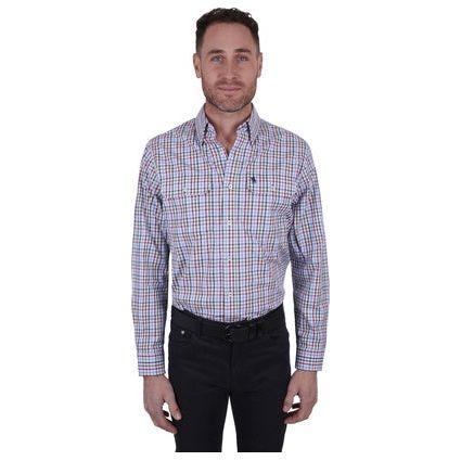 Thomas Cook - Men’s Nicholas Check 2-Pocket Long Sleeve Shirt