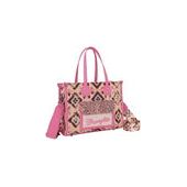 Wrangler Aztec Crossbody Tote Bag - Pink