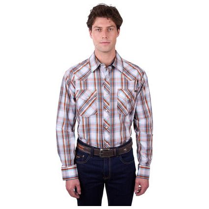 Pure Western - Men’s Axel Check Western Long Sleeve Shirt