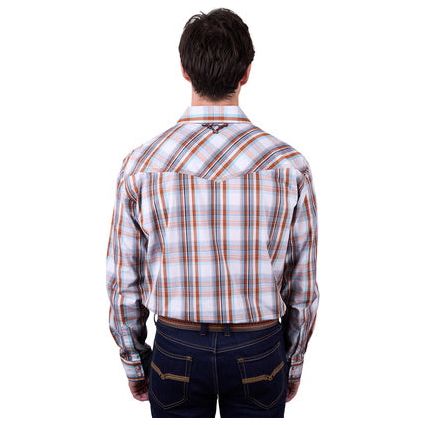 Pure Western - Men’s Axel Check Western Long Sleeve Shirt