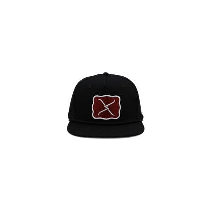Twisted X – Large Buckle High Profile Trucker Cap - Black