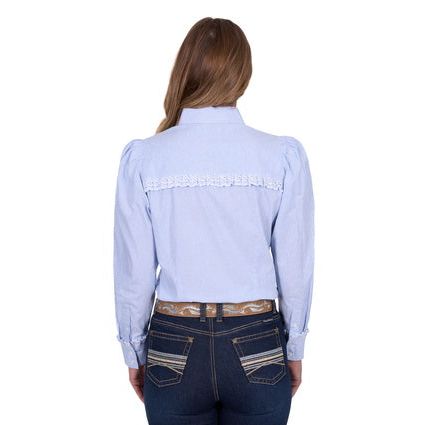 Pure Western - Women’s Lexi Stripe Western Long Sleeve Shirt