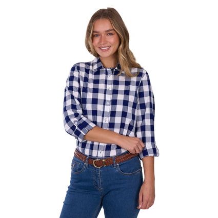 Thomas Cook - Women’s Scarlet Tab Long Sleeve Shirt – Navy/White