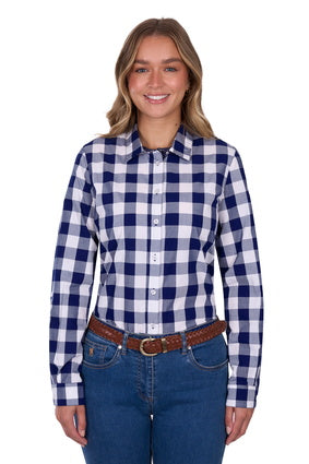 Thomas Cook - Women’s Scarlet Tab Long Sleeve Shirt – Navy/White