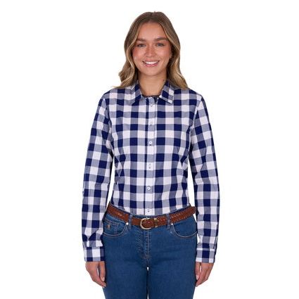 Thomas Cook - Women’s Scarlet Tab Long Sleeve Shirt – Navy/White