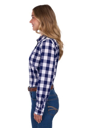 Thomas Cook - Women’s Scarlet Tab Long Sleeve Shirt – Navy/White