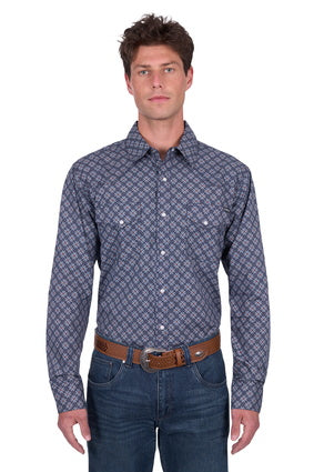 Pure Western - Men’s Douglas Print Western Long Sleeve Shirt