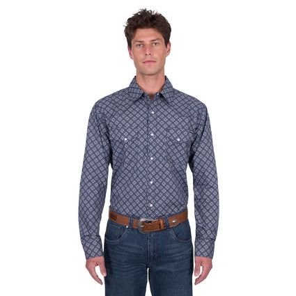 Pure Western - Men’s Douglas Print Western Long Sleeve Shirt