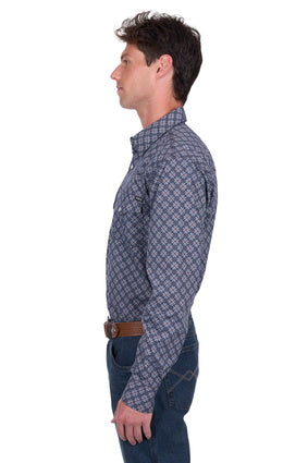 Pure Western - Men’s Douglas Print Western Long Sleeve Shirt