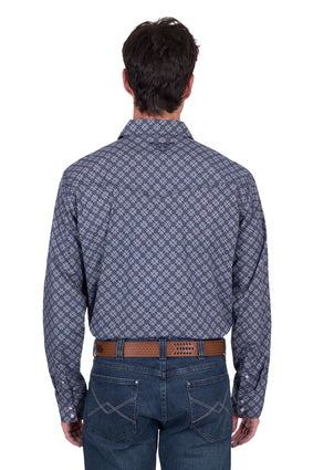 Pure Western - Men’s Douglas Print Western Long Sleeve Shirt