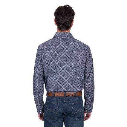 Pure Western - Men’s Douglas Print Western Long Sleeve Shirt