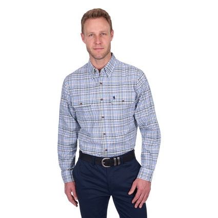 Thomas Cook Men’s Eric Check 2-Pocket Long Sleeve Shirt