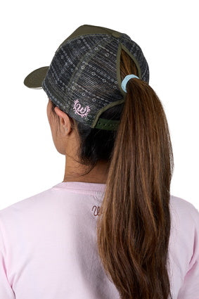 Wrangler - Piper High Profile Ponytail Trucker Cap