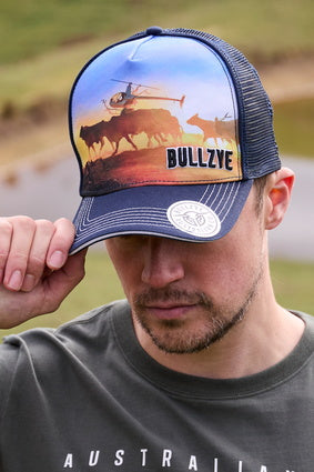 Bullzye Outback High-Profile Trucker Cap