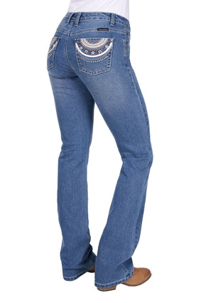 Pure Western - Women’s Pat Relaxed Rider Jean – 36” Leg