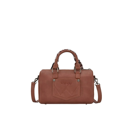 Wrangler® Paisley Barrel Bag - Tan