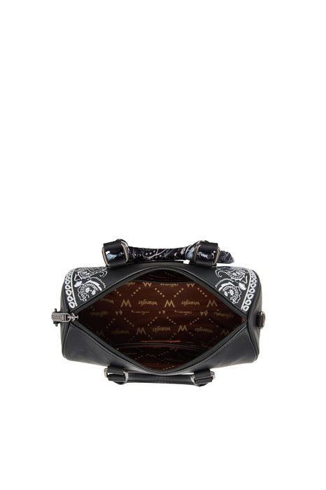Wrangler® Paisley Barrel Bag - Black