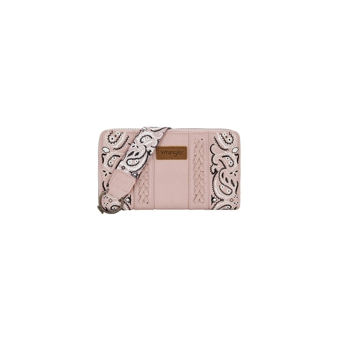 Wrangler® Paisley Wallet - Pink