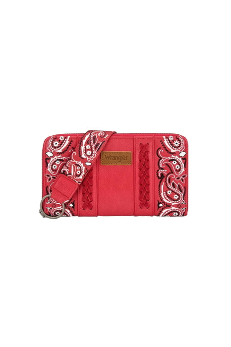 Wrangler® Paisley Wallet - Red