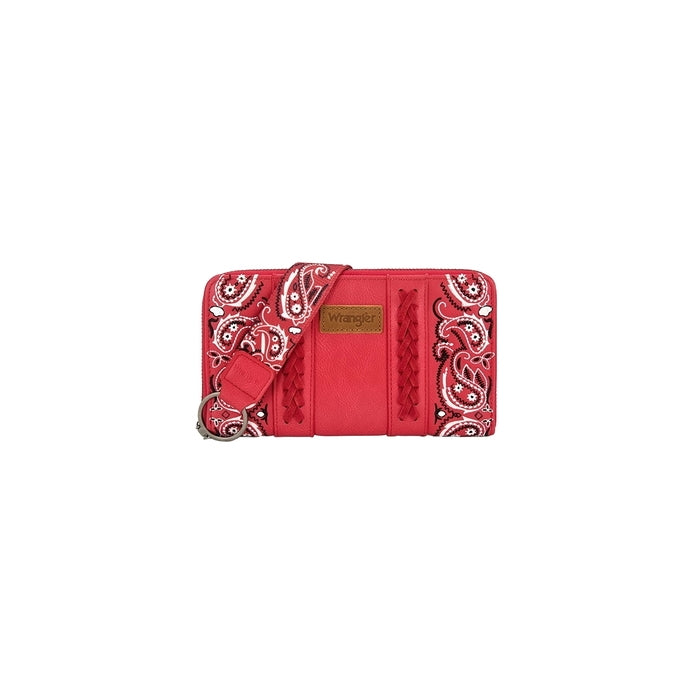 Wrangler® Paisley Wallet - Red