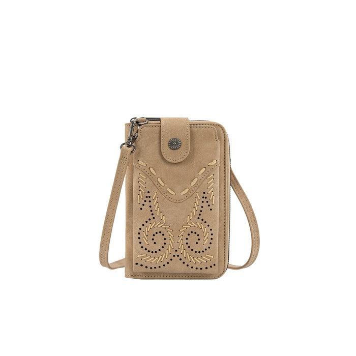 Wrangler® Swirl Phone Wallet Bag - Natural
