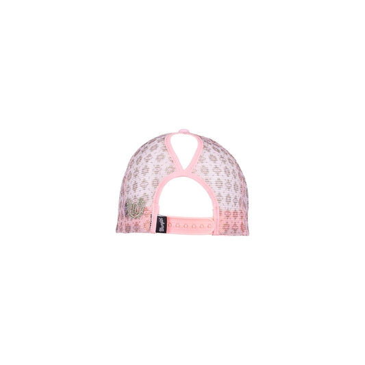Wrangler Lucy High Profile Ponytail Trucker Cap – Pastel Pink