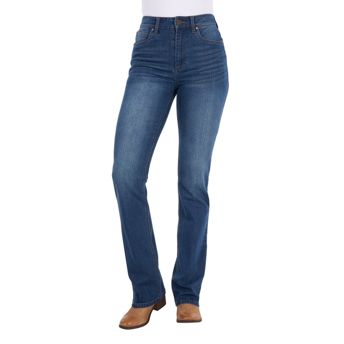 Wrangler Women’s Etta High Rise Boot Cut Jean – Bailey