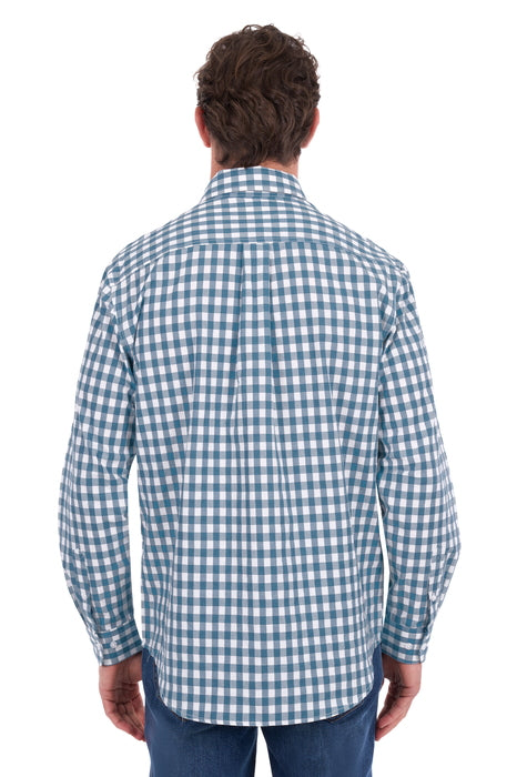 Men’s River Half Placket Long Sleeve Shirt