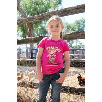 Wrangler - Girl’s Penny Short Sleeve Tee