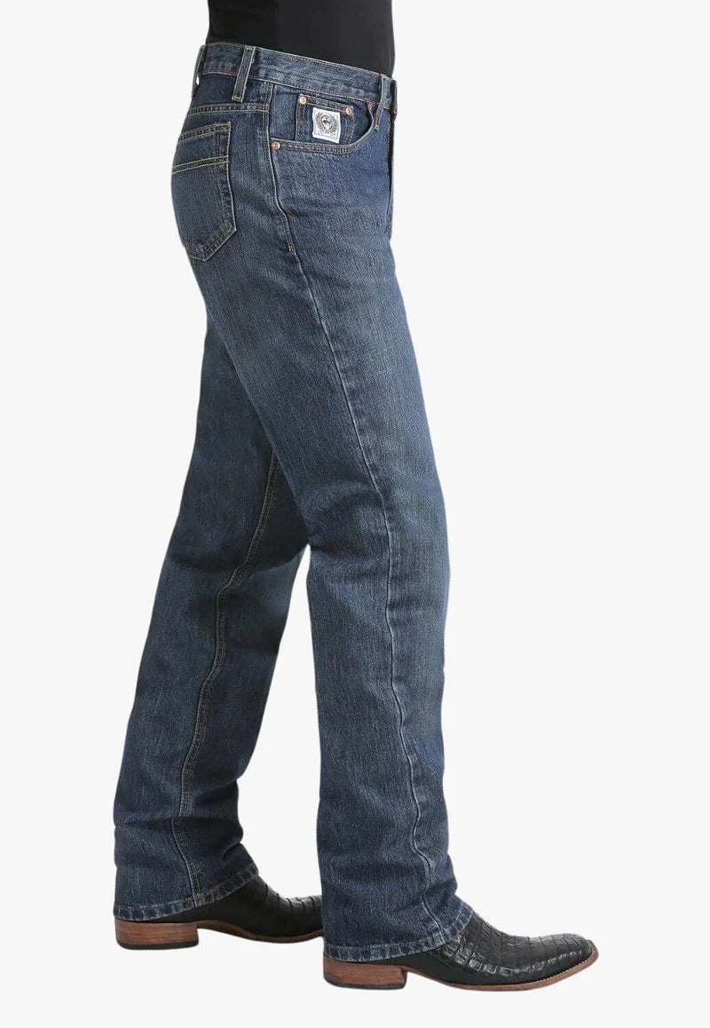 Cinch 34" leg Men’s White Label Relaxed Fit Jeans – Dark Stonewash