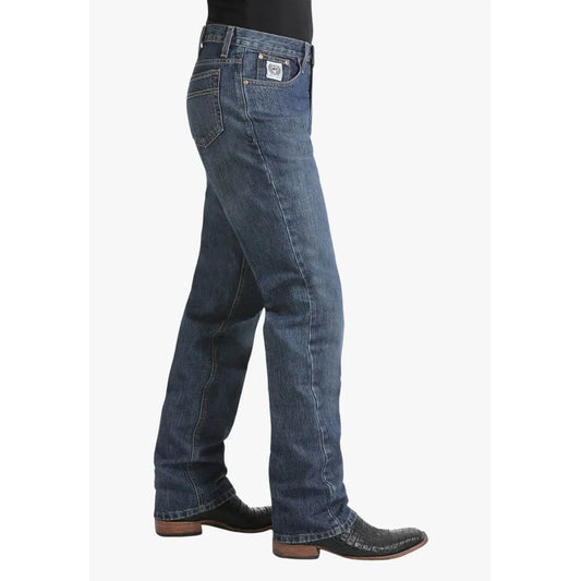Cinch 34" leg Men’s White Label Relaxed Fit Jeans – Dark Stonewash