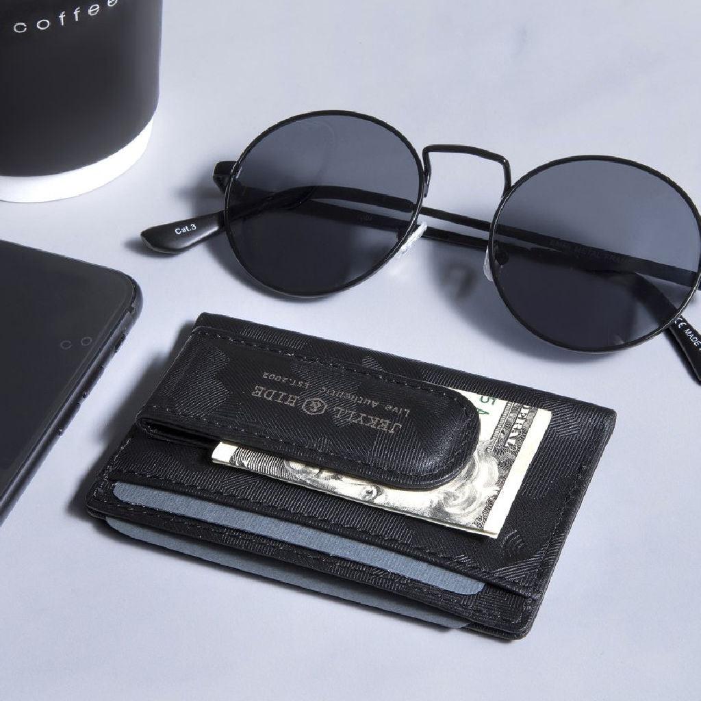Jekyll & Hide - Money Clip & Card Holder - Black