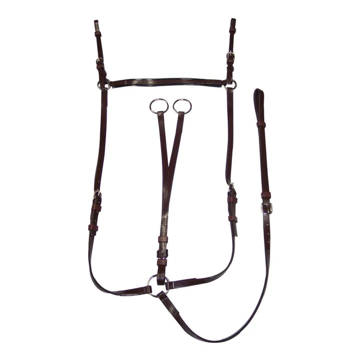 Showcraft PVC Stockman's Breastplate Black