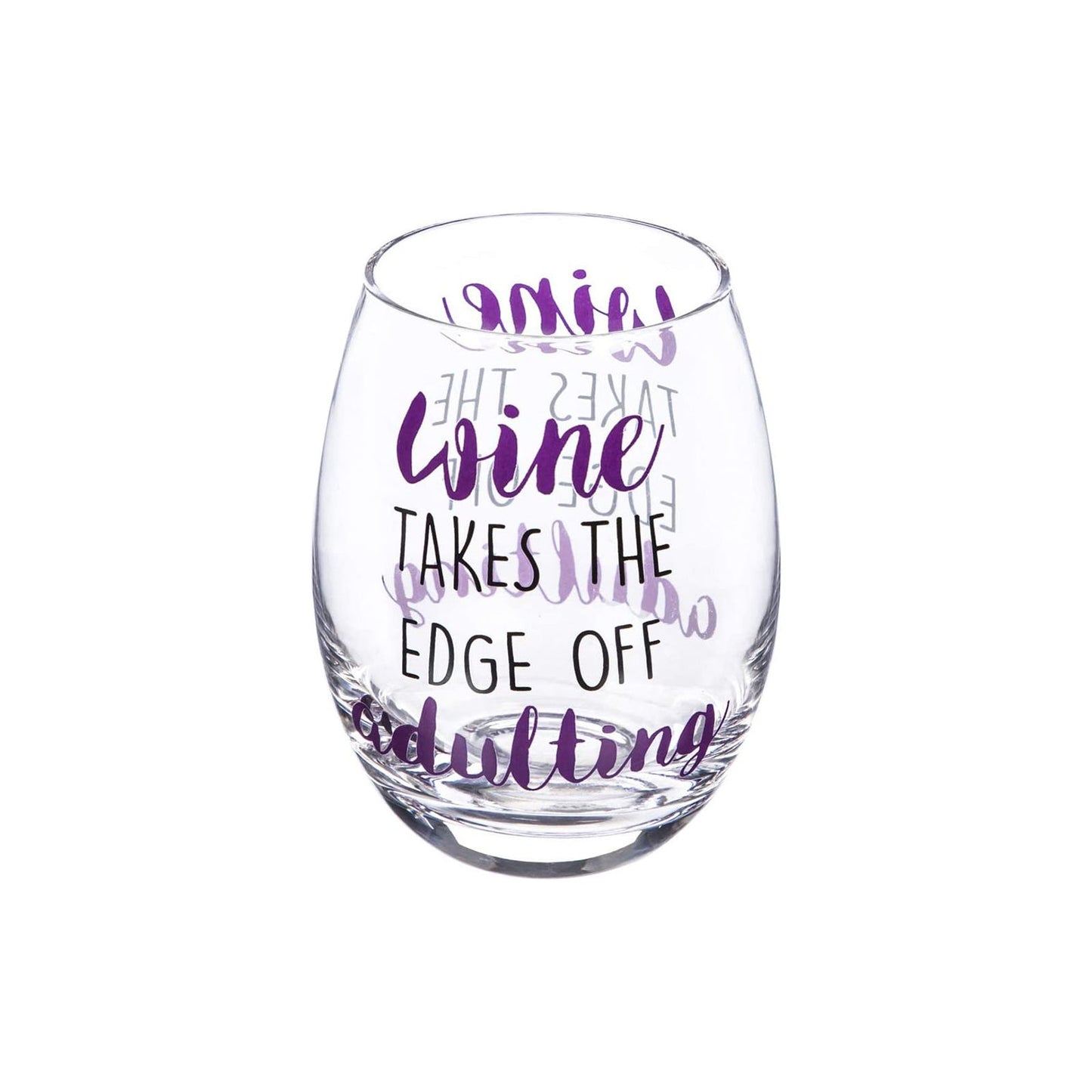 Stemless Wine Glass Takes the Edge of Adulting