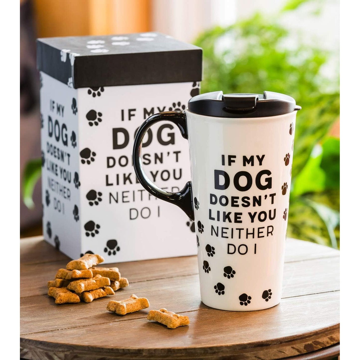 Ceramic Travel Cup Gift Box – My Dog Doesn’t Like You