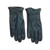 Leather & Spandex Glove - Black