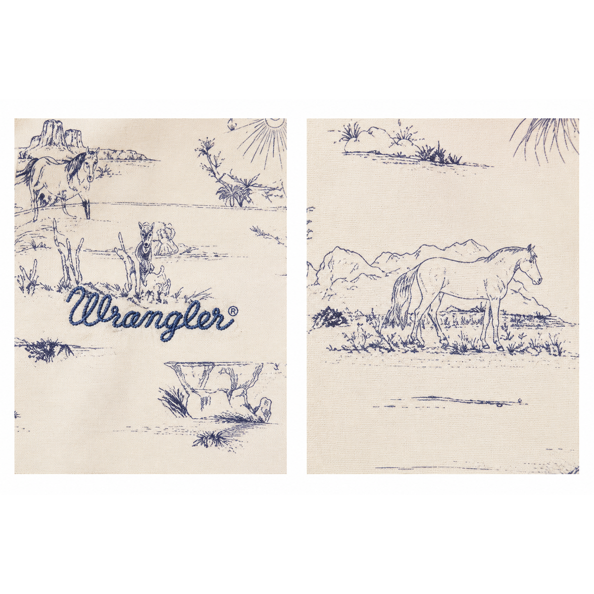 Wrangler Girl’s Ivory Long Sleeve Shirt