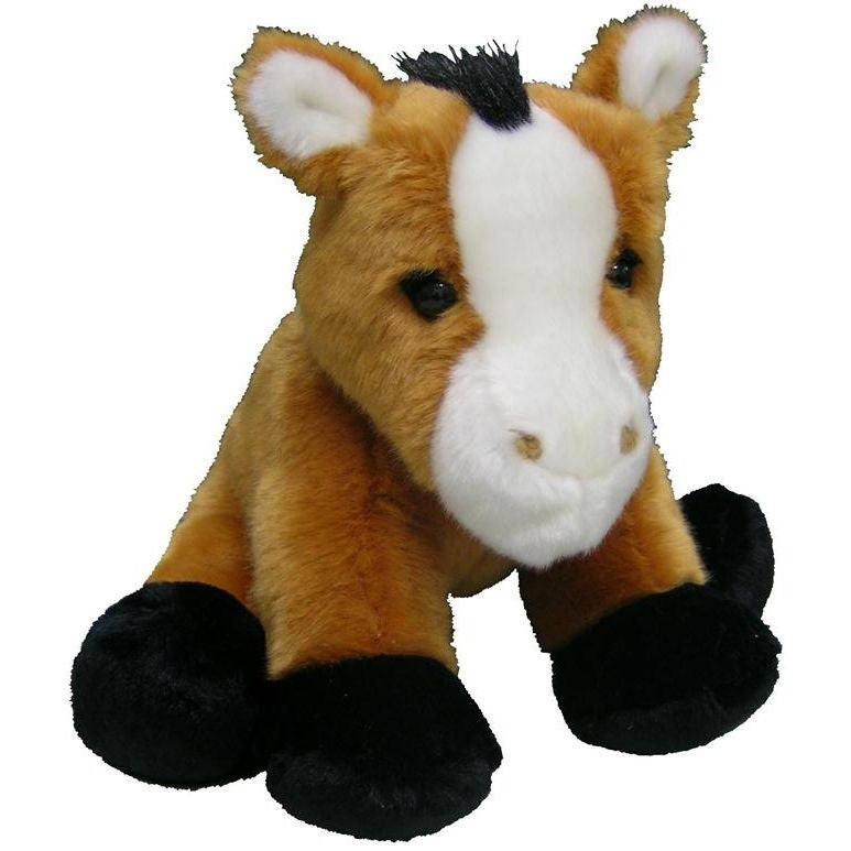 🐴 Sitting Plush Horse – 25cm Soft Toy