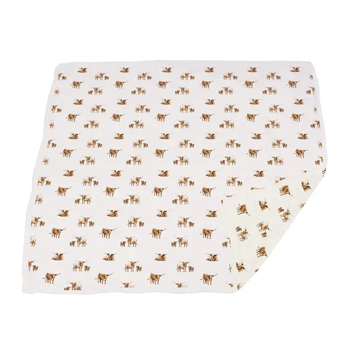 Longhorn Bamboo Newcastle Blanket
