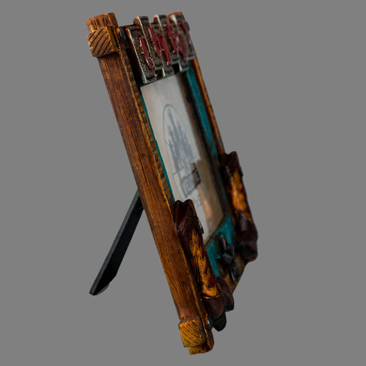 Cowboy Boots & Sign Resin Photo Frame – 5" x 7"