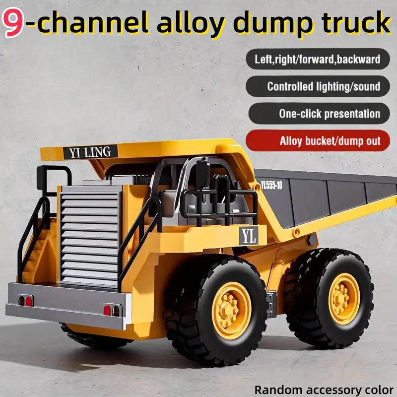 Heavy Machinery Dump Truck Model – Yellow